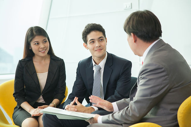 Accountable accountants meeting with a Bristol business client